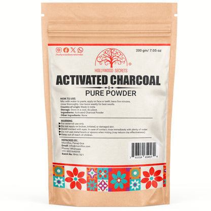 Activated Charcoal Powder 100gm Hollywood Secrets