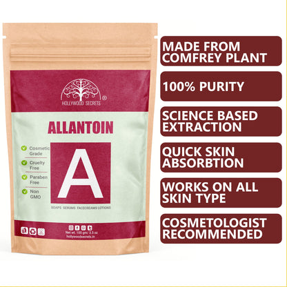 Pure Allantoin Powder 100gm Hollywood Secrets