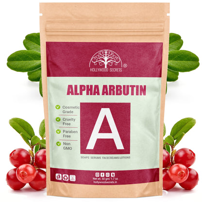 Pure Alpha Arbutin Powder 50gm Hollywood Secrets