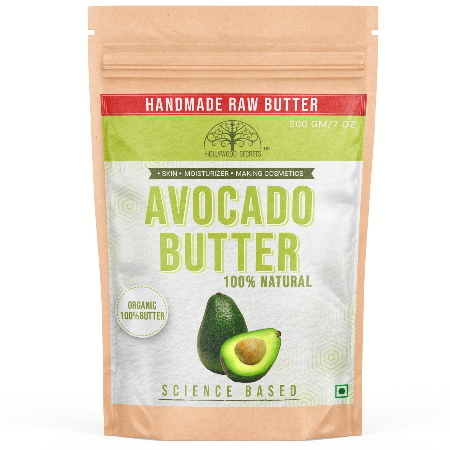 Raw Avocado Body Skin Butter 200gm Hollywood Secrets
