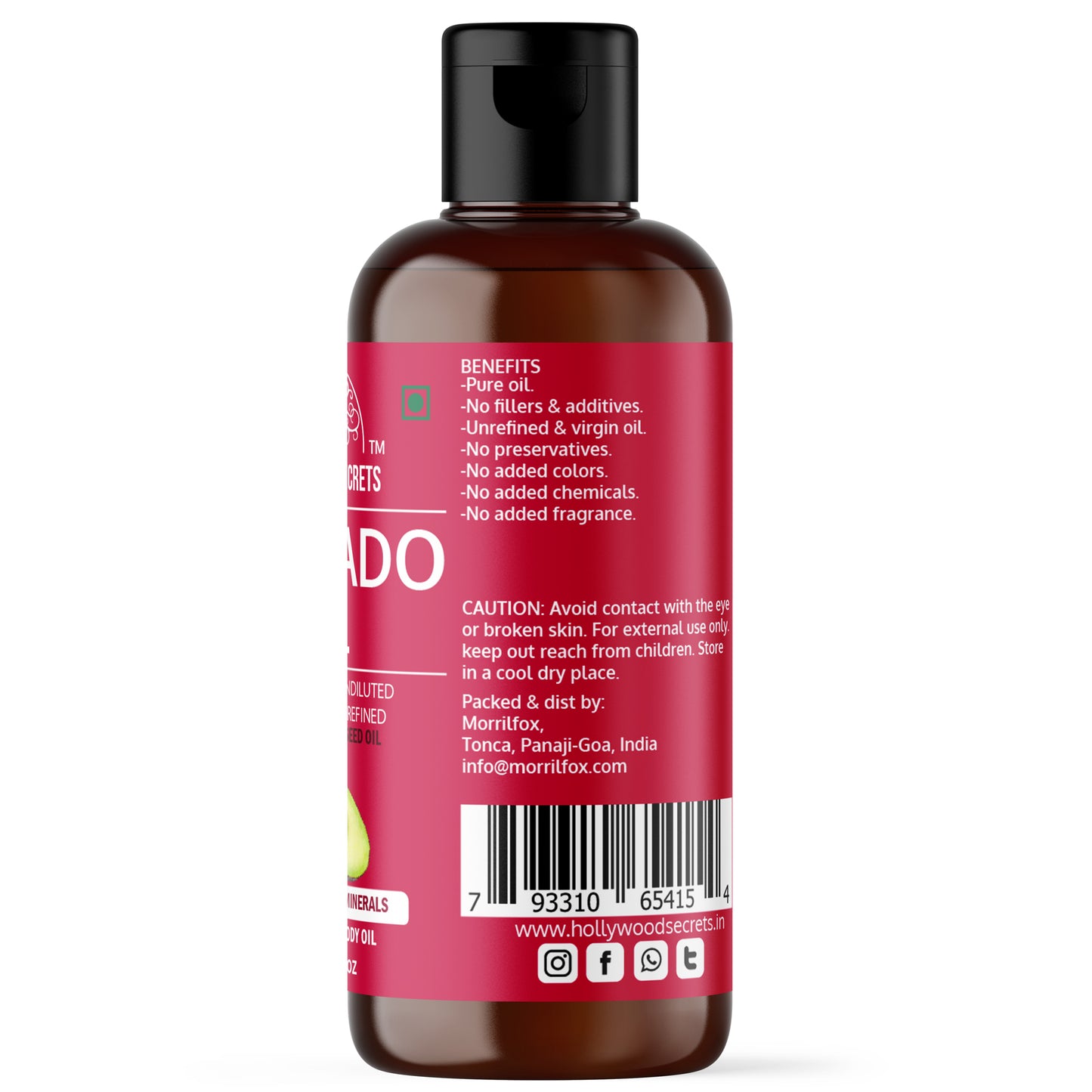 Avocado Seed Oil Pure Cold Pressed