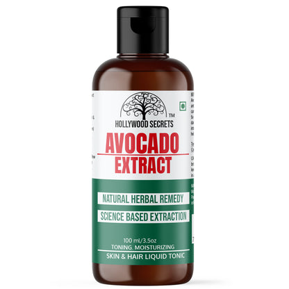 Pure 85% Avocado Liquid Extract Hollywood Secrets