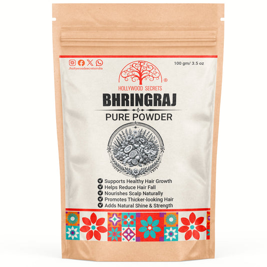 Organic Bhringraj Powder (100 Gms) hollywoodsecrets