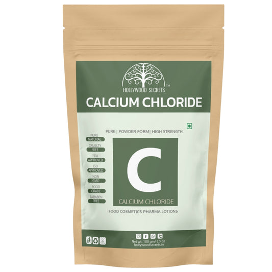 Calcium Chloride Powder 100gm Pharma Grade Hollywood Secrets