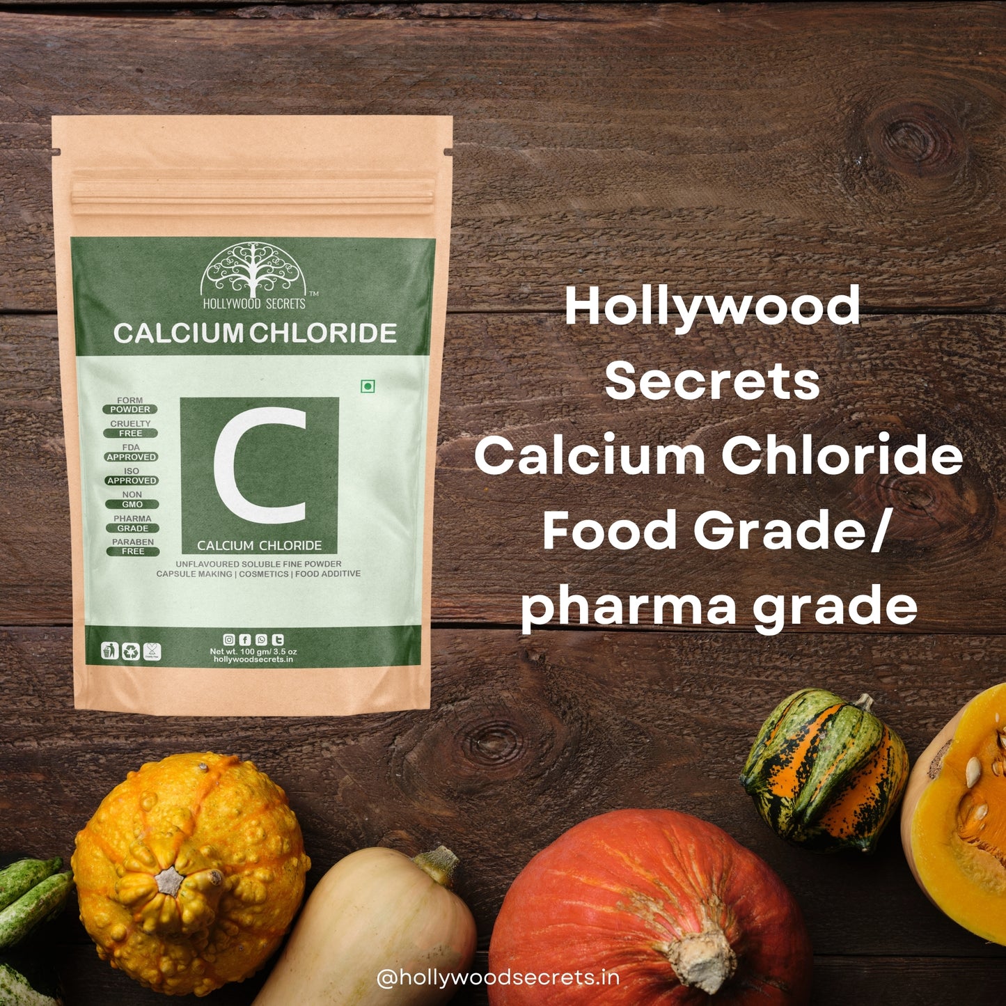 Calcium Chloride Powder 100gm Pharma Grade