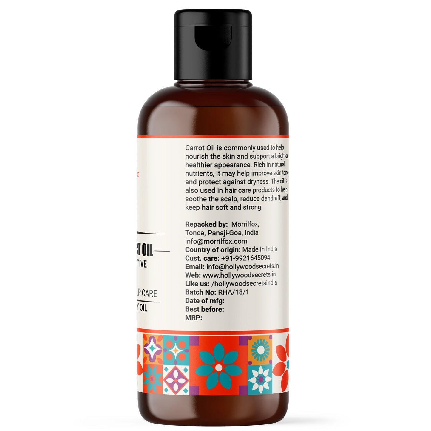 Carrot Seed Oil Pure Cold Pressed Hollywood Secrets