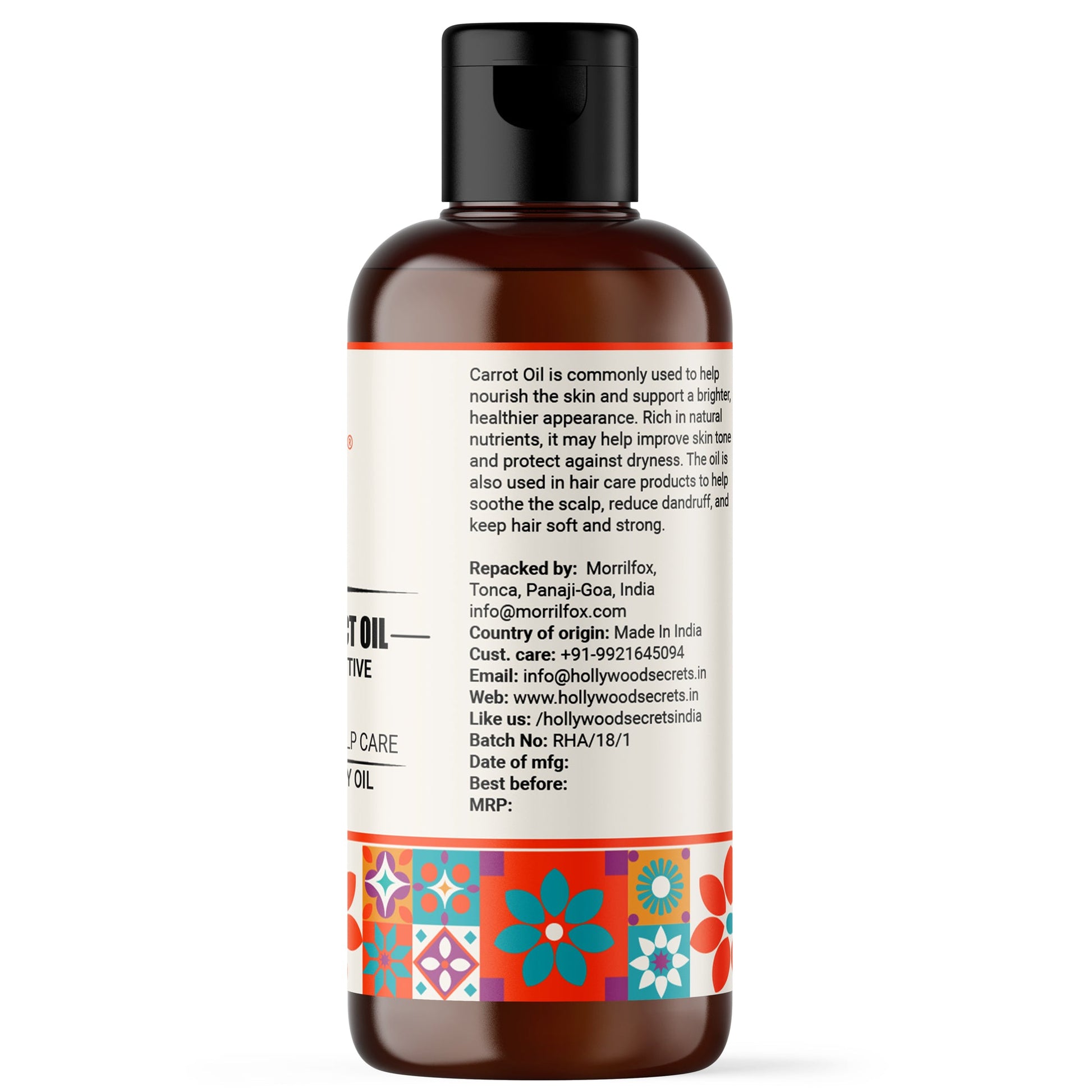 Carrot Seed Oil Pure Cold Pressed Hollywood Secrets