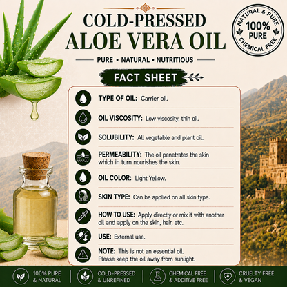 Aloe Vera Oil Pure Botanical Extract Hollywood Secrets