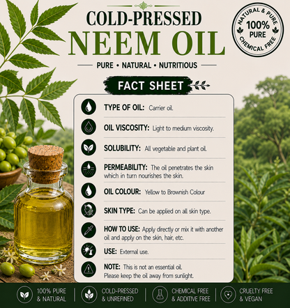 Neem Oil Pure Cold Pressed Hollywood Secrets