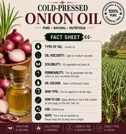 Onion Oil Pure Botanical Extract Hollywood Secrets