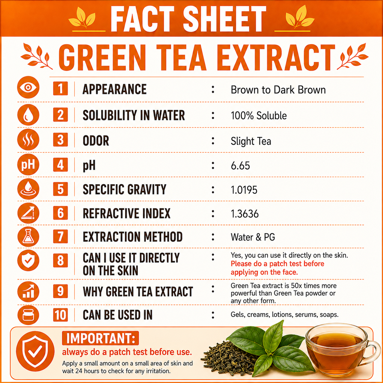 Pure Green Tea Liquid Extract Hollywood Secrets