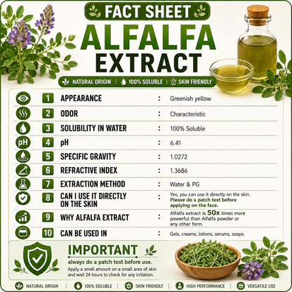 Pure 85% Alfalfa Liquid Extract Hollywood Secrets