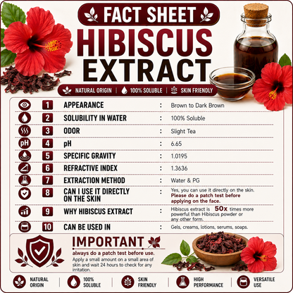 Pure 85% Hibiscus Liquid Extract Hollywood Secrets