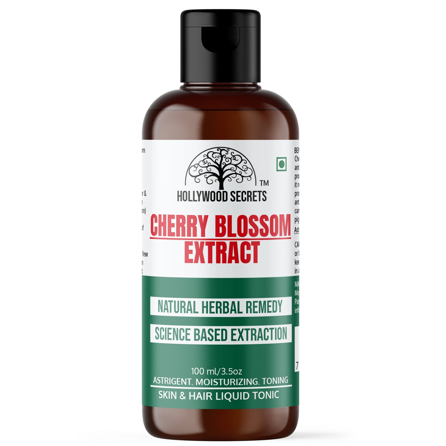 Pure 85% Cherry Blossom Liquid Extract Hollywood Secrets