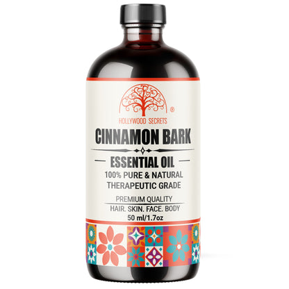Pure Cinnamon Bark Essential Oil Therapeutic Grade Hollywood Secrets