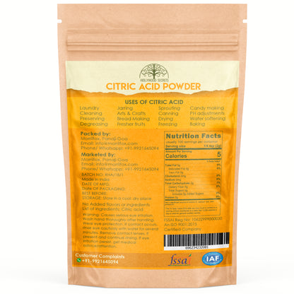 Pure Citric Acid Powder 200 Gms