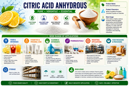 Pure Citric Acid Powder 200 Gms Hollywood Secrets