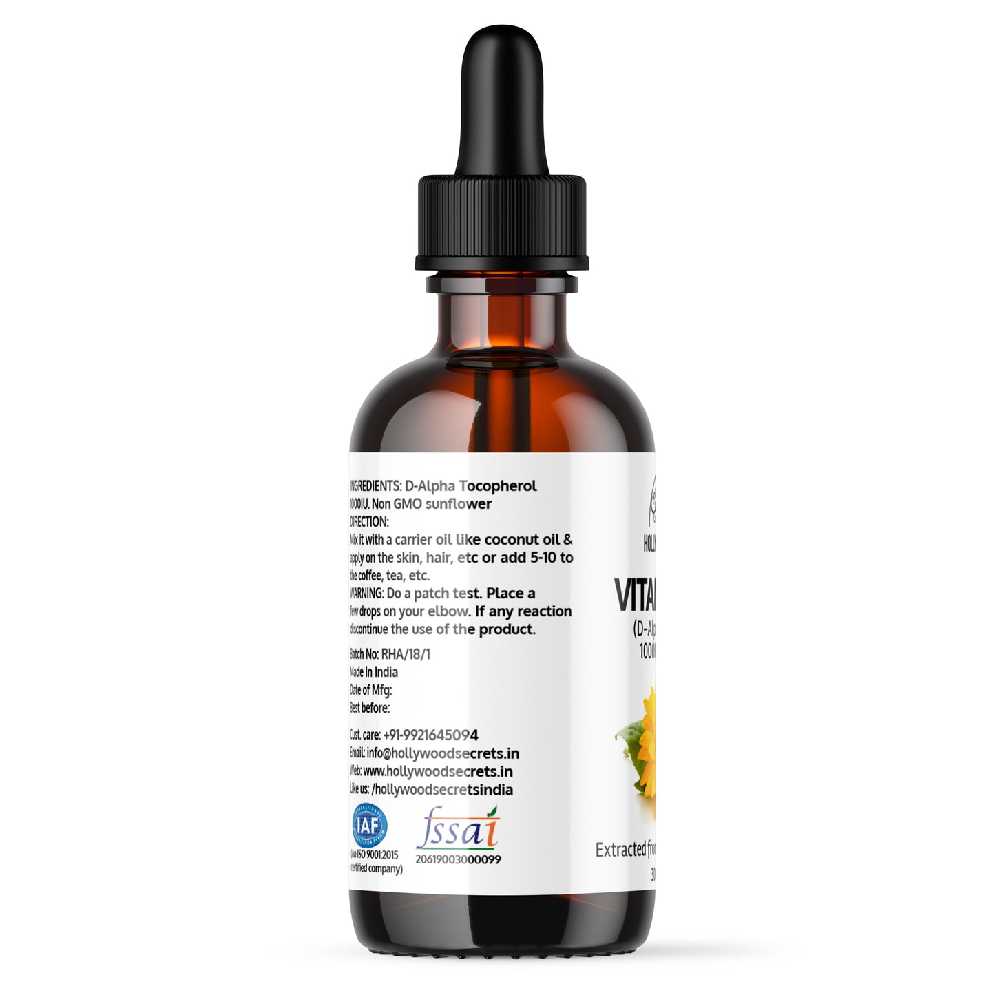 Vitamin E  Oil D-Alpha Tocopherol 1000 IU 30ml