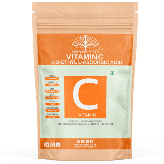 Vitamin C Ethyl L-Ascorbic Acid Powder 50 gm Hollywood Secrets