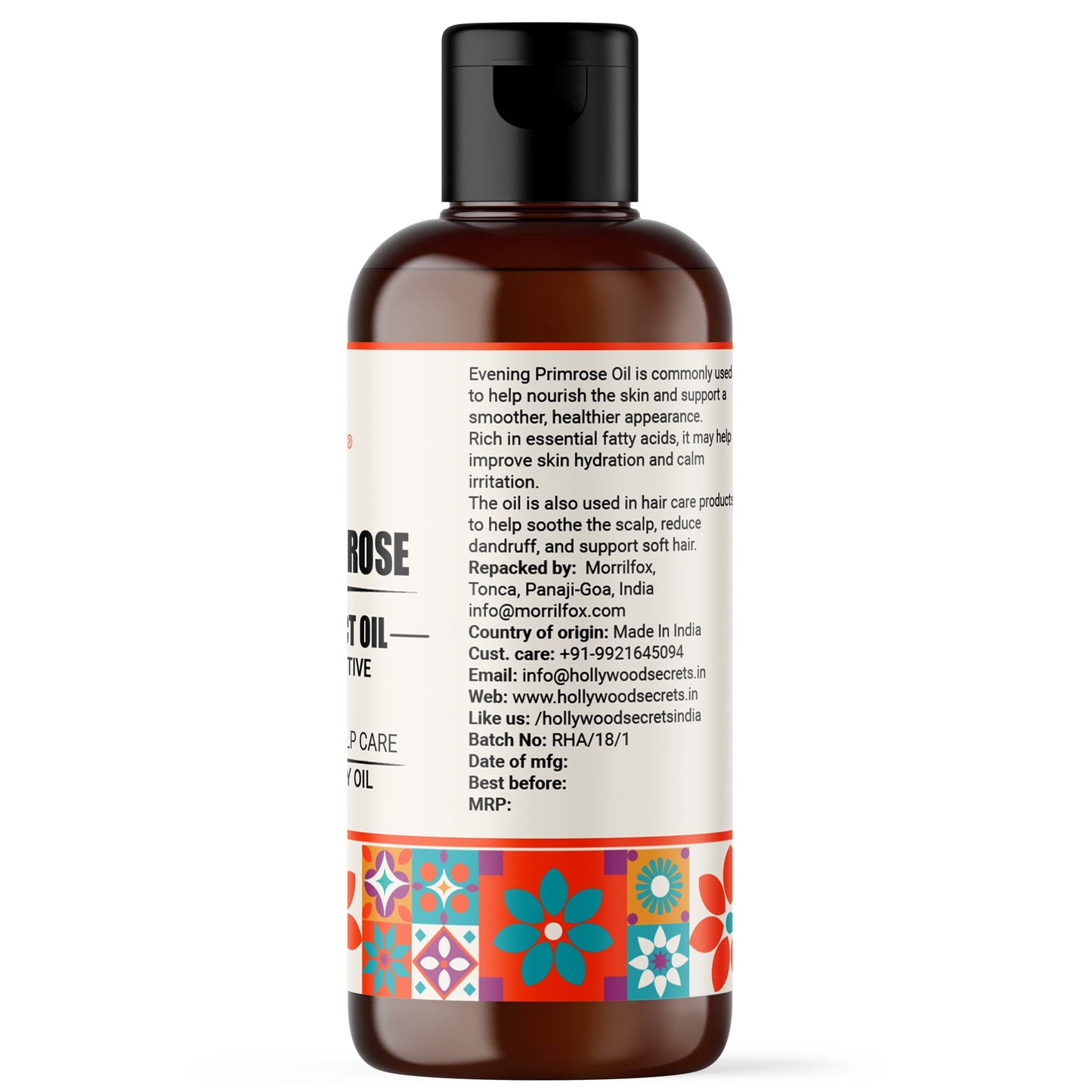Evening Primrose Oil Pure Cold Pressed Hollywood Secrets