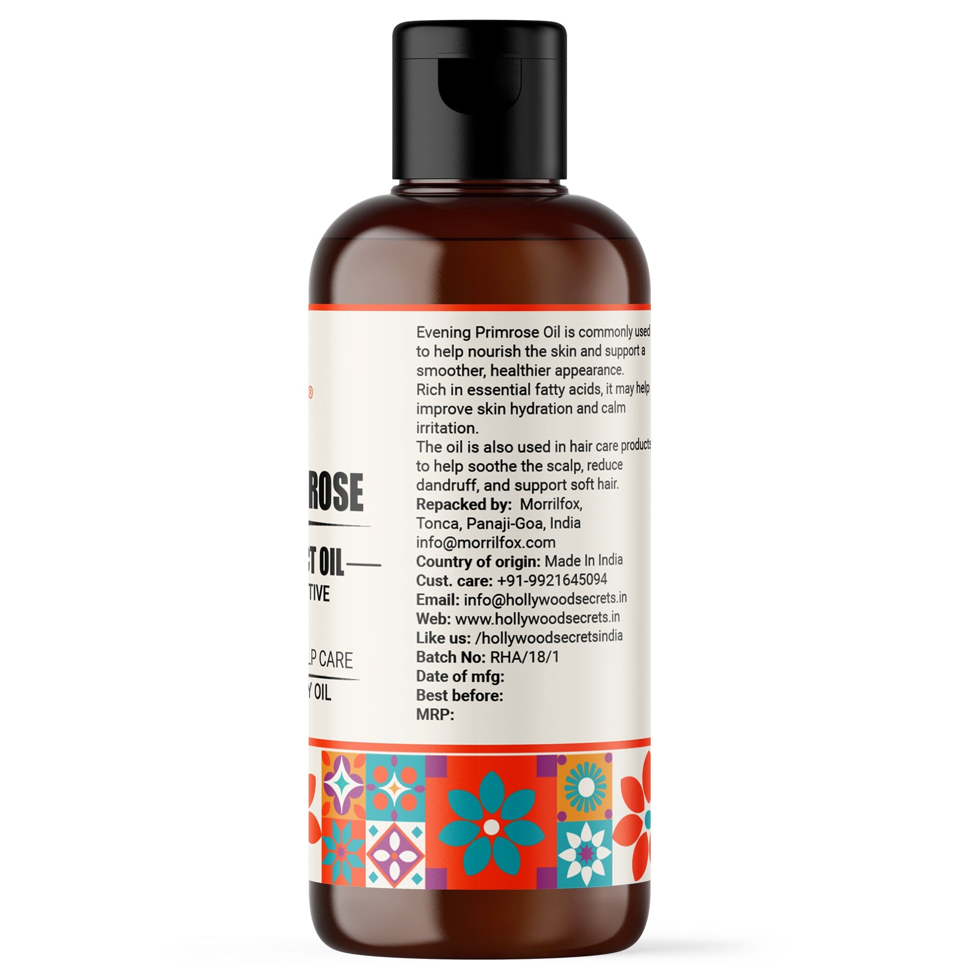 Evening Primrose Oil Pure Cold Pressed Hollywood Secrets