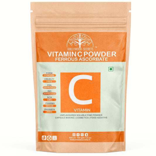 Hollywood Secrets  Pure  Best  Organic  Natural Buy now Shop sale Online Price bulk Manufacturer  Wholesaler  reviews ratings specifications Free Shipping Cash on delivery India supplement Powder  Vitamin C Ferrous Ascorbate