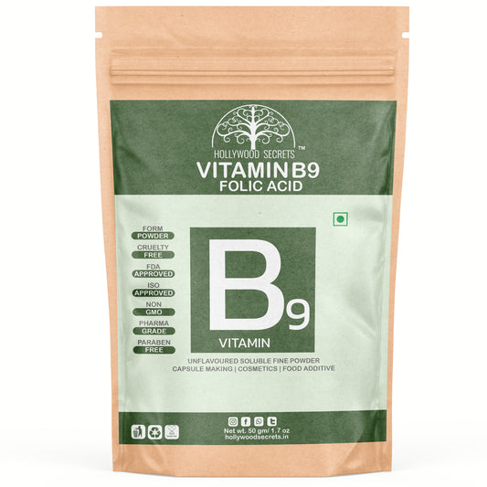 Hollywood Secrets  Pure  Best  Organic  Natural Buy now Shop sale Online Price bulk Manufacturer  Wholesaler  reviews ratings specifications Free Shipping Cash on delivery India supplement Powder  Vitamin B9 Folic Acid