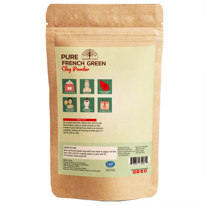 Pure French Green Clay 100Gms Hollywood Secrets