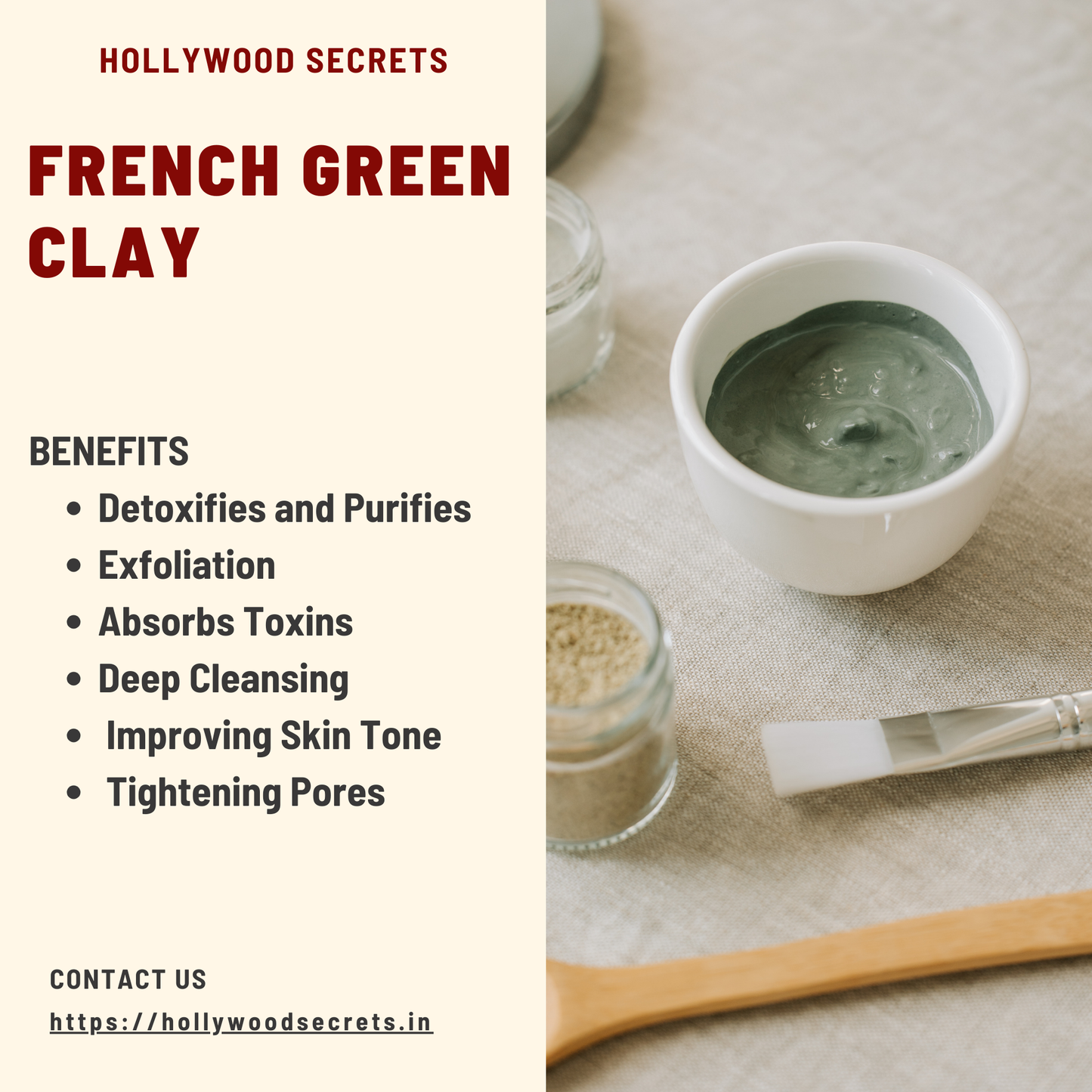 Pure French Green Clay 200Gms