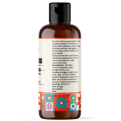 Pure 75% Glycolic Acid Liquid 100 ml Hollywood Secrets