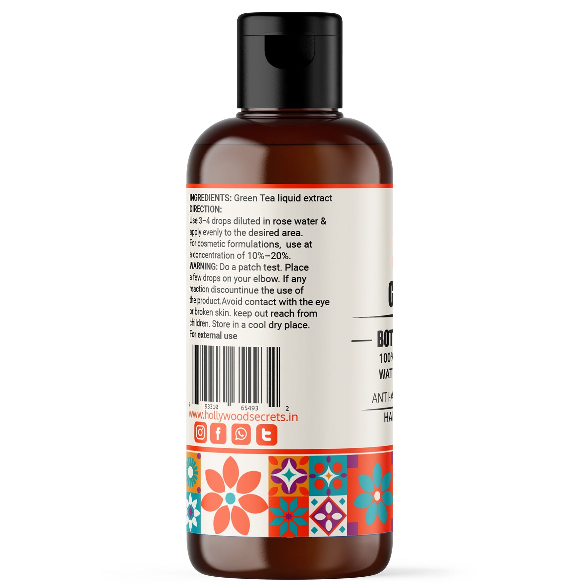 Pure Green Tea Liquid Extract Hollywood Secrets