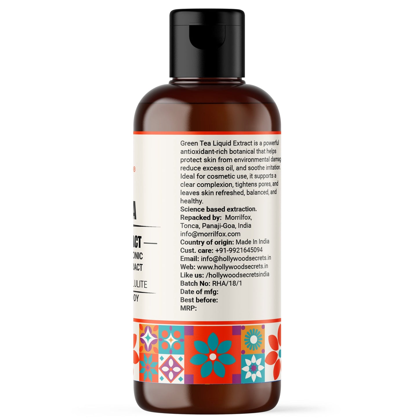 Pure Green Tea Liquid Extract Hollywood Secrets