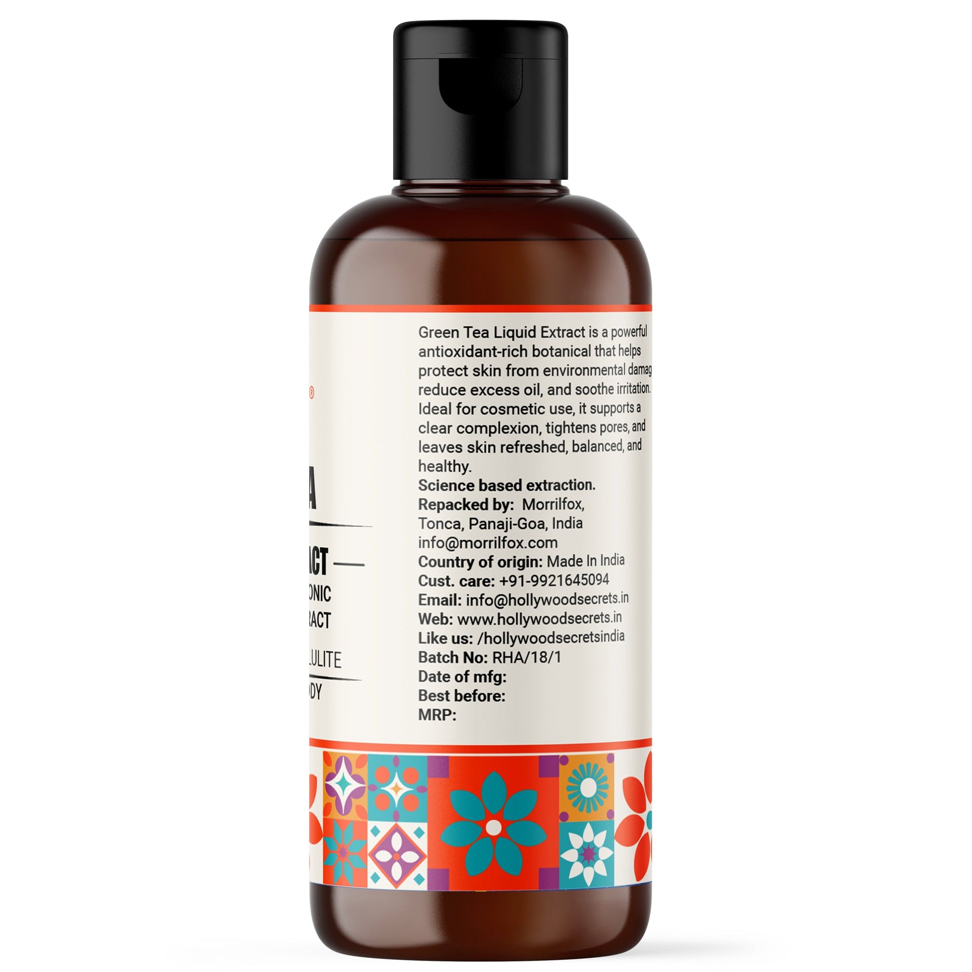 Pure Green Tea Liquid Extract Hollywood Secrets