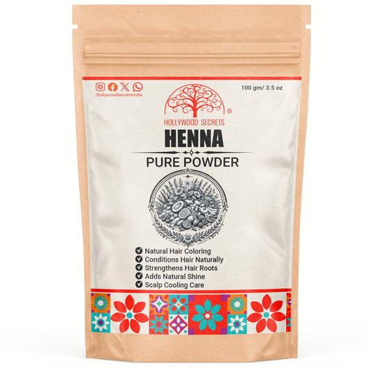 Organic Raw Henna Powder (100 Gms) hollywoodsecrets