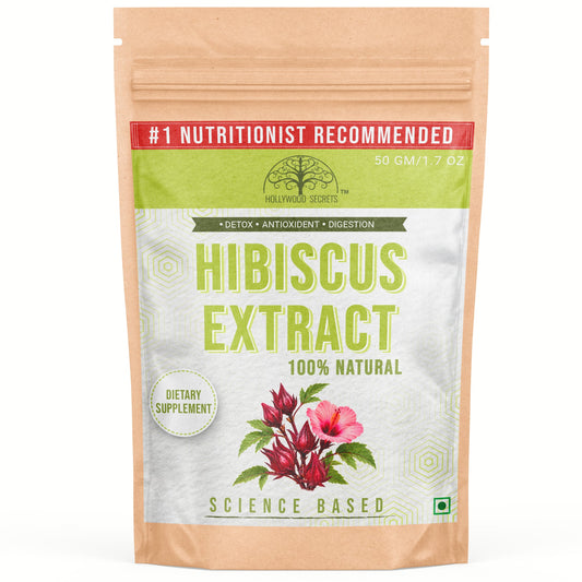 Hibiscus Extract 100% Natural – Detox, Antioxidant & Digestion Support Hollywood Secrets