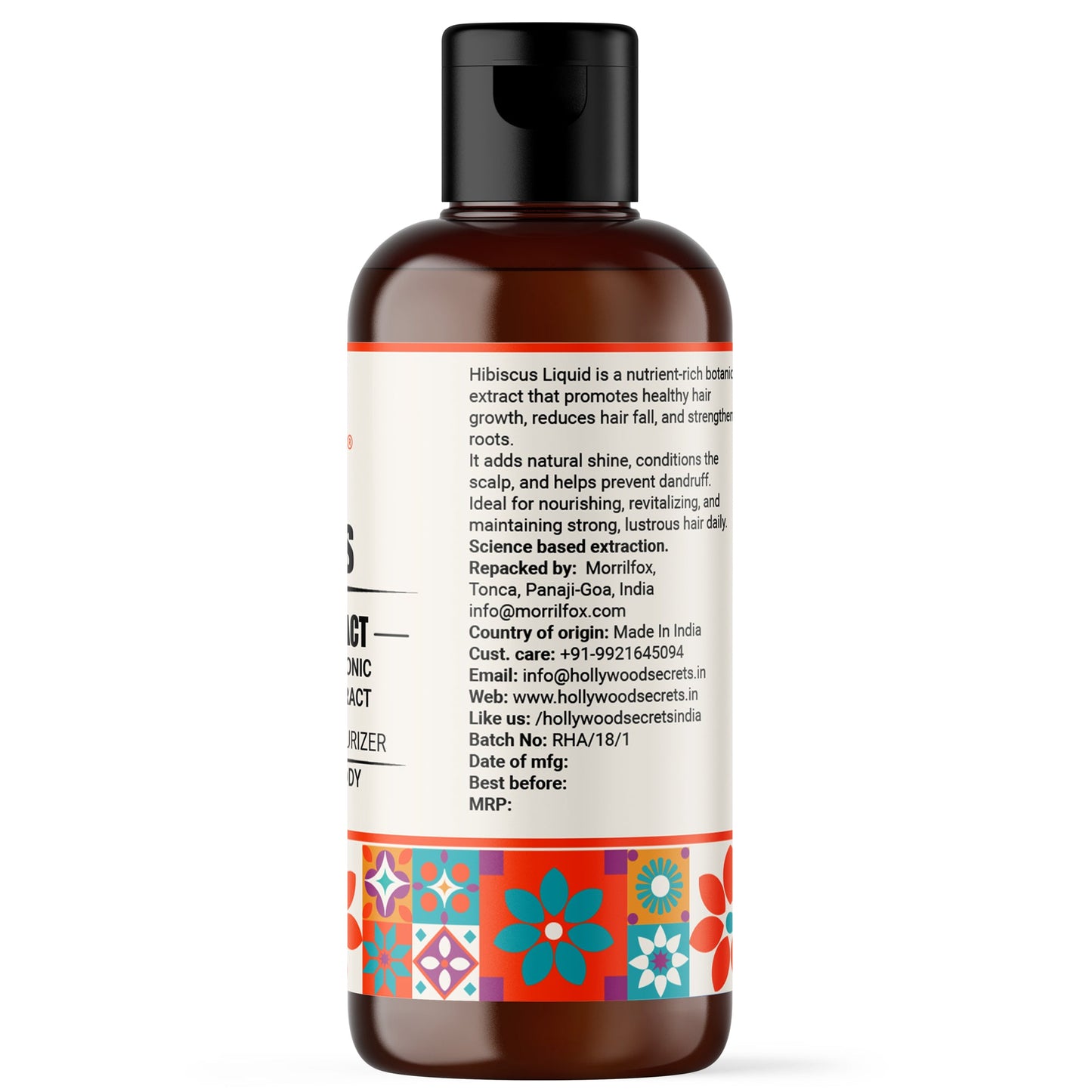 Pure 85% Hibiscus Liquid Extract Hollywood Secrets