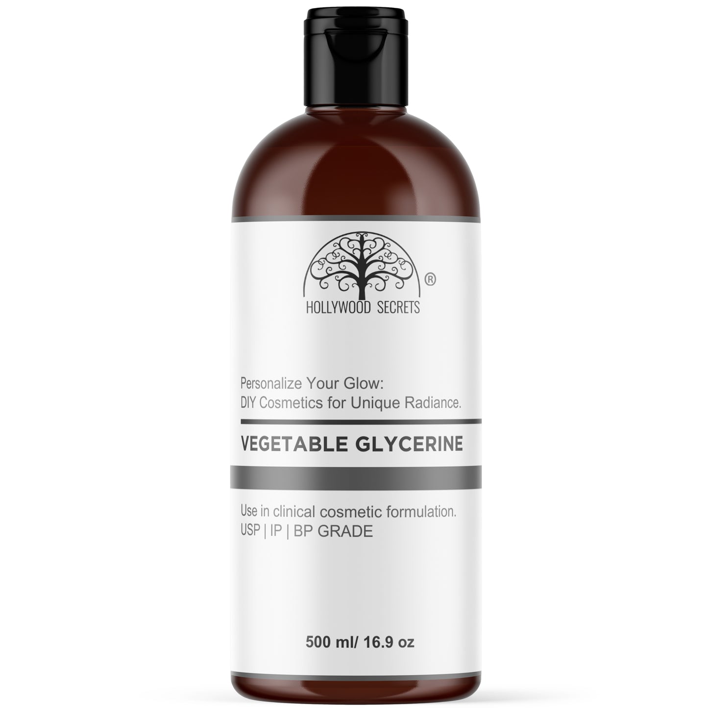 Pure Glycerin Vegetable Liquid 100ml Hollywood Secrets