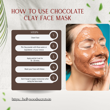 Pure Chocolate Clay Powder 200Gms