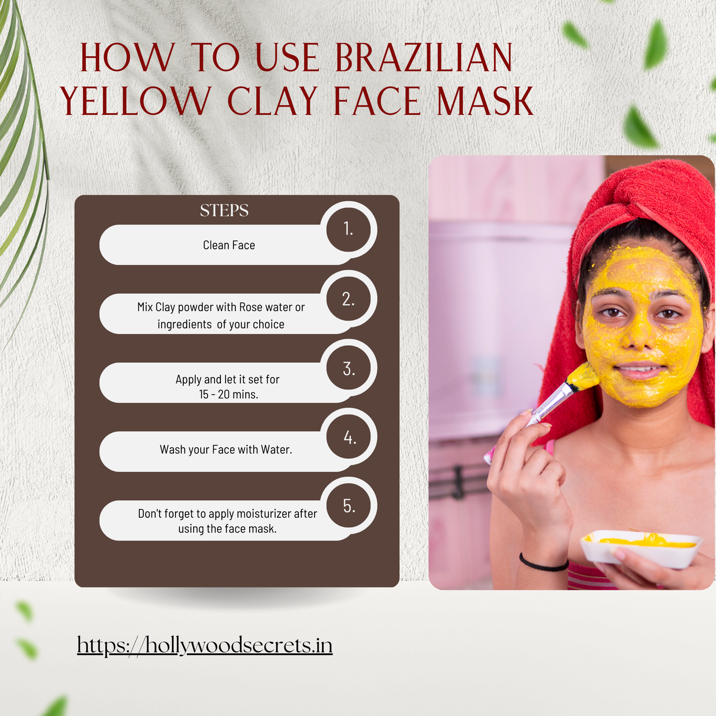 Pure Brazilian Yellow Clay 200Gms