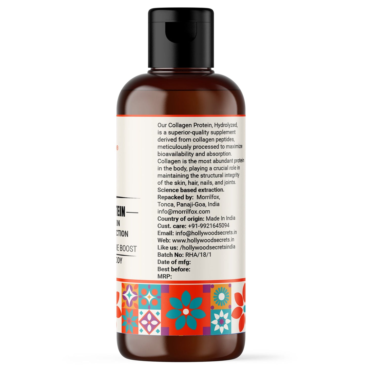 Hydrolyzed Baobab Protein Liquid 100 ml Hollywood Secrets