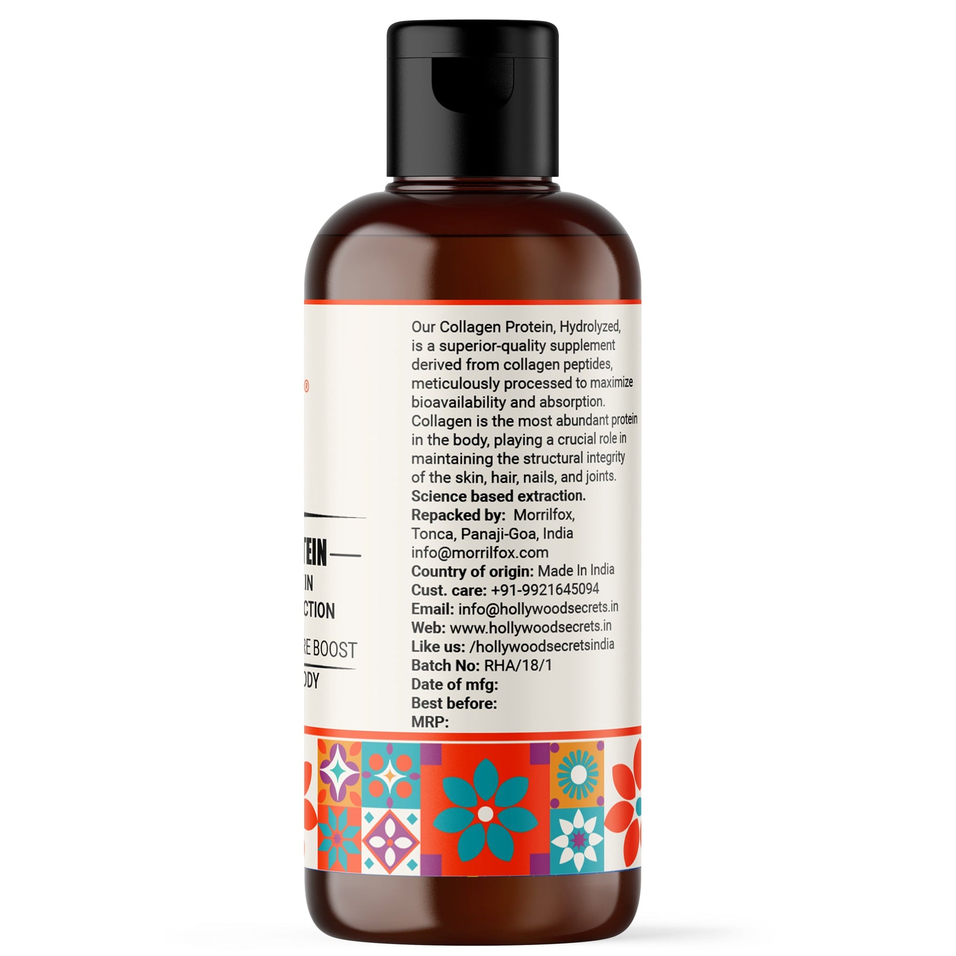 Hydrolyzed Baobab Protein Liquid 100 ml Hollywood Secrets