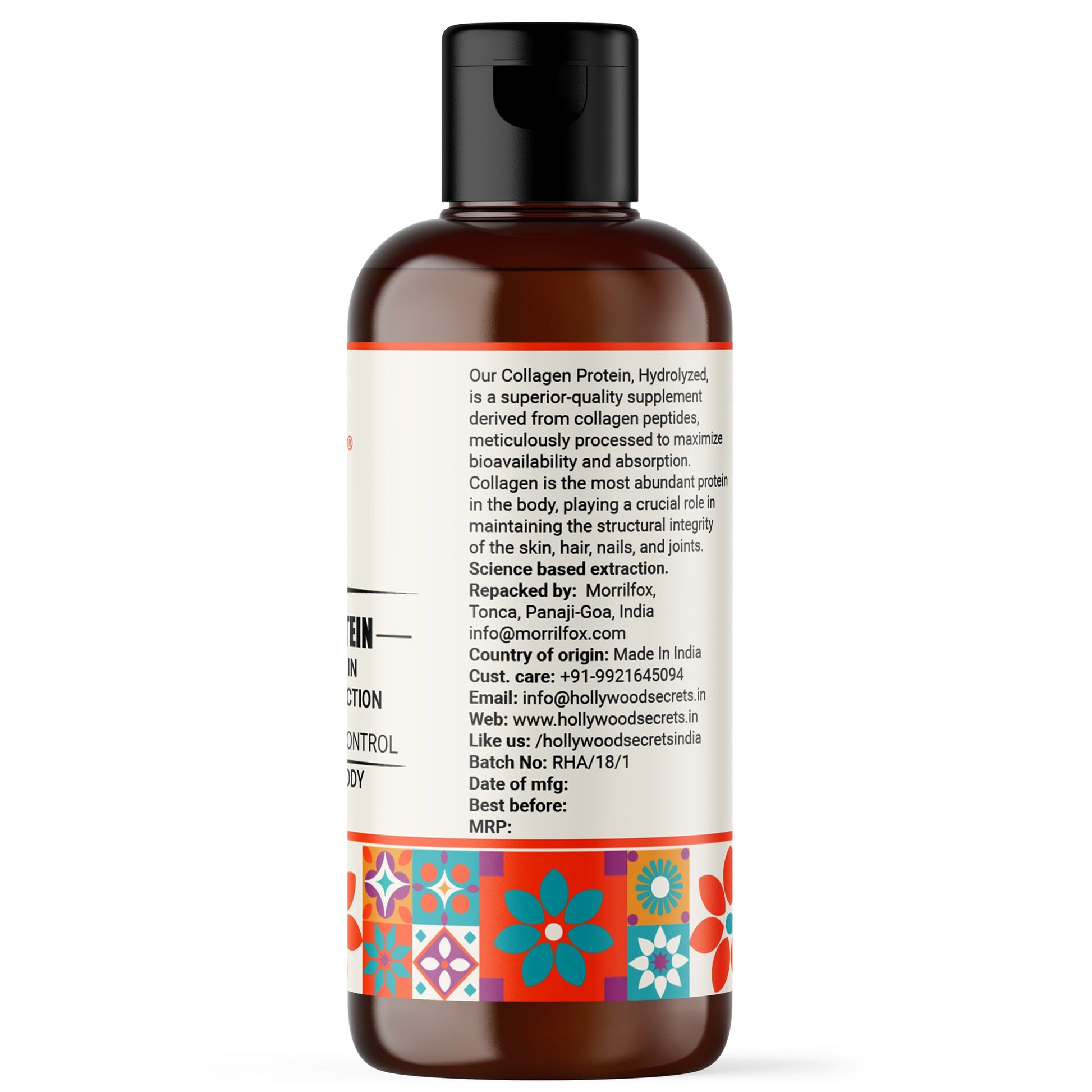 Hydrolyzed Keratin Protein Liquid 100 ml Hollywood Secrets