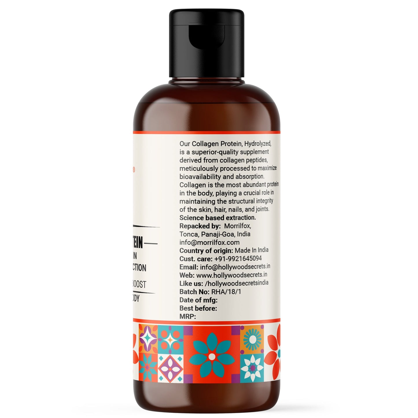 Hydrolyzed Silk Protein Liquid 100 ml Hollywood Secrets