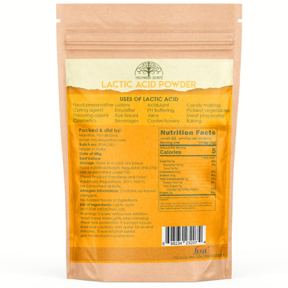 Pure Lactic Acid Powder (100 Gms) Hollywood Secrets
