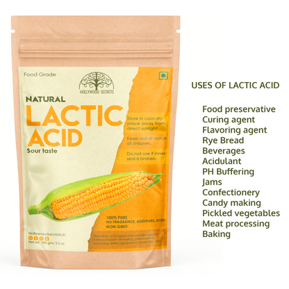 Pure Lactic Acid Powder (100 Gms)