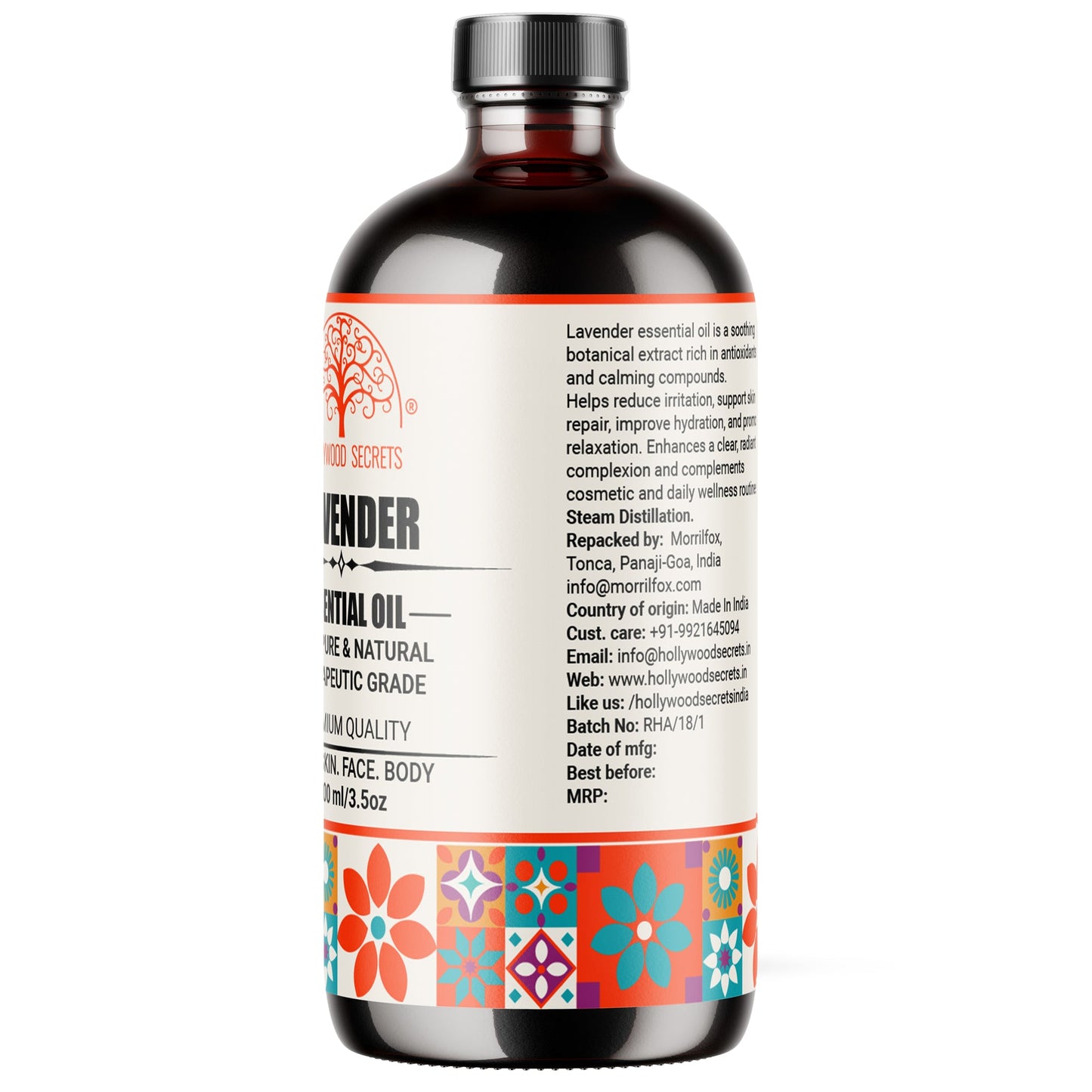 Pure Lavender Essential Oil Therapeutic Grade Hollywood Secrets