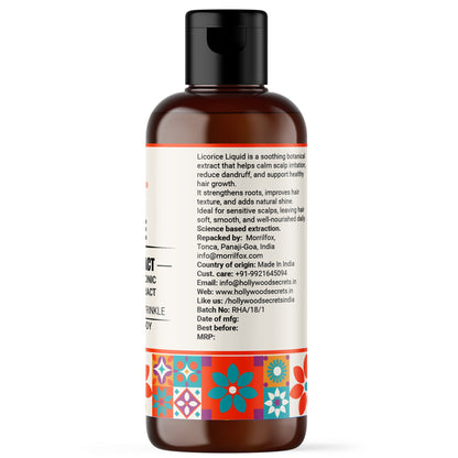 Pure 85% Licorice Mulethi Liquid Extract Hollywood Secrets