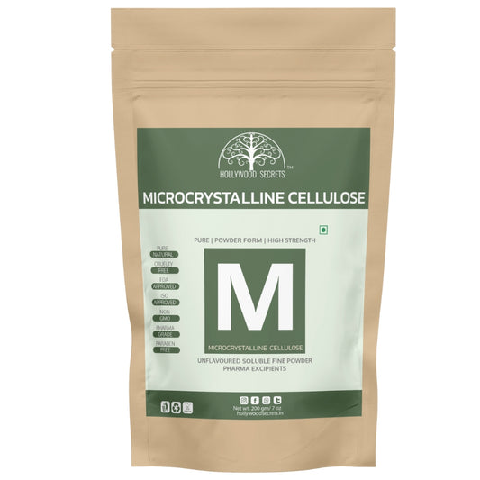 Microcrystalline Cellulose Powder 200 gm Hollywood Secrets