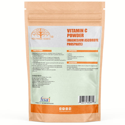 Magnesium Ascorbyl Phosphate Vitamin C Powder 50gm Hollywood Secrets