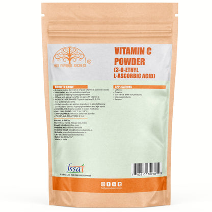 Vitamin C Ethyl L-Ascorbic Acid Powder 50 gm Hollywood Secrets